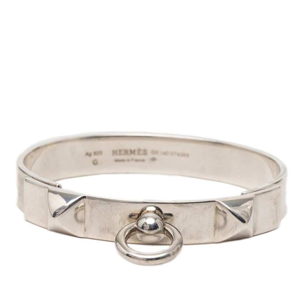 HERMES Silver Charm Bracelet